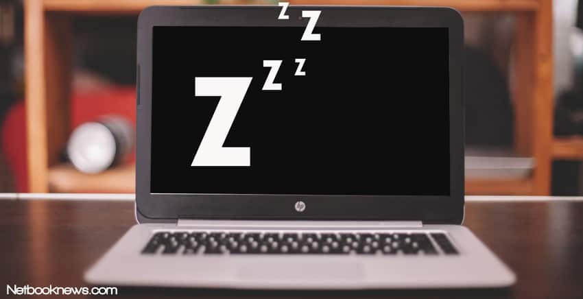 Laptop on sleep mode in orlem
